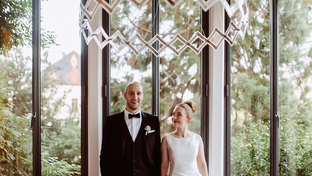 Hochzeitsportraits bei Weingut von Winning in Deidesheim